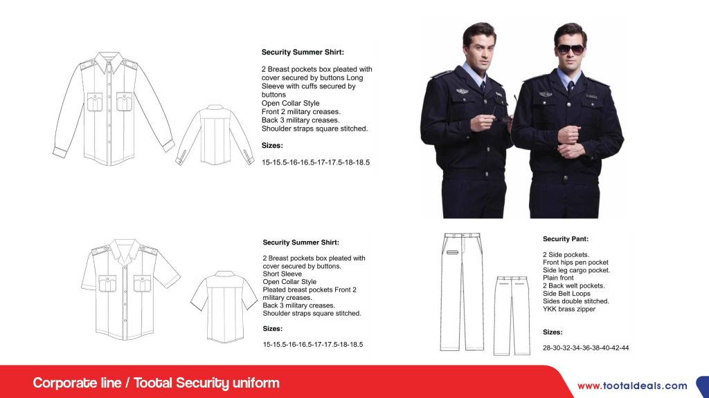 Security uniform Saudi Arabia uniform dammam uniform khobar uniform jubail